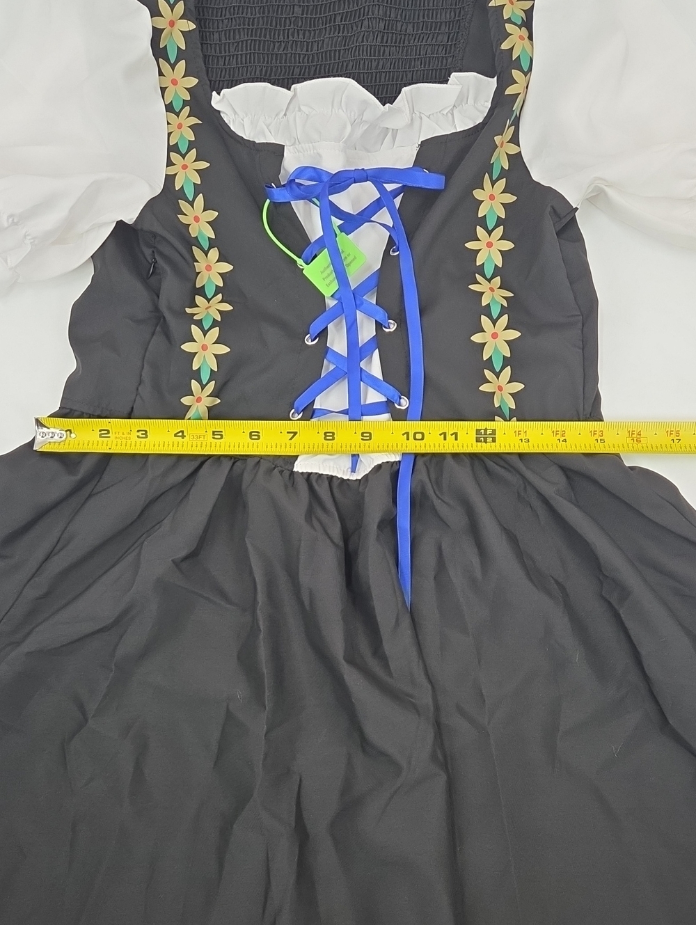 Blue & Black Oktoberfest Drindl with Embroidered Apron - Picture 16 of 16